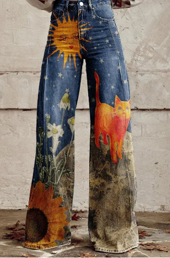 Aurelia Retro Flared Pants para Mujer HejK.com Marketplace LLC