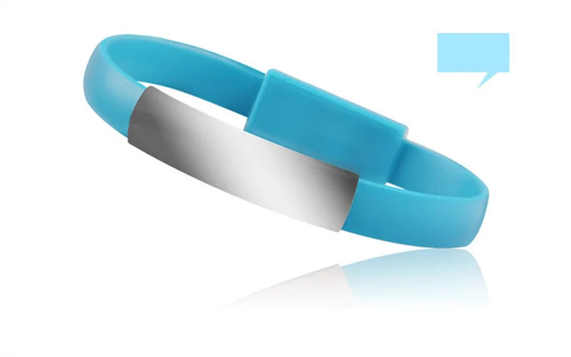 Outdoor Colorful Mini Micro USB Bracelet Charger WEM Support (www.WEM.support)