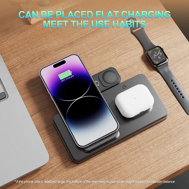 3-in-1 Wireless Charging Stand WEM Support (www.WEM.support)