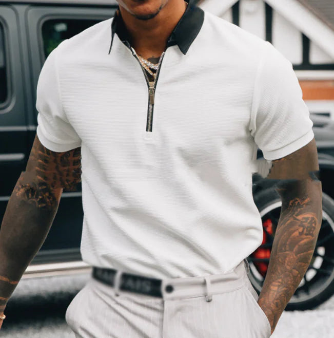 Polo Zipper Shirt HejK.com Marketplace LLC