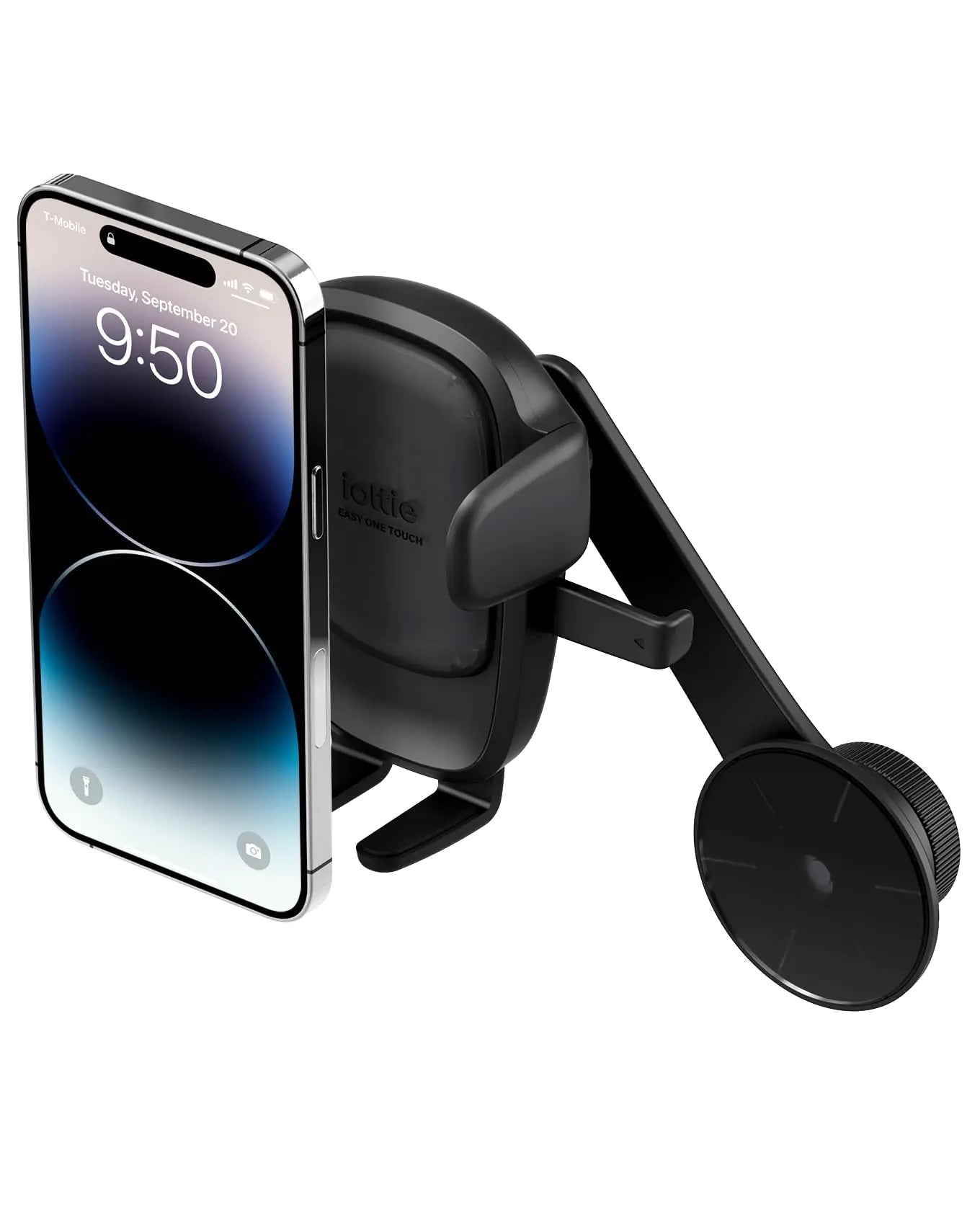 iOttie Easy One Touch 4 Dash & Windshield Universal Car Mount Phone Holder Desk Stand for -iPhone, Samsung, Moto, Huawei, Nokia, LG, Smartphones, Black HejK.com