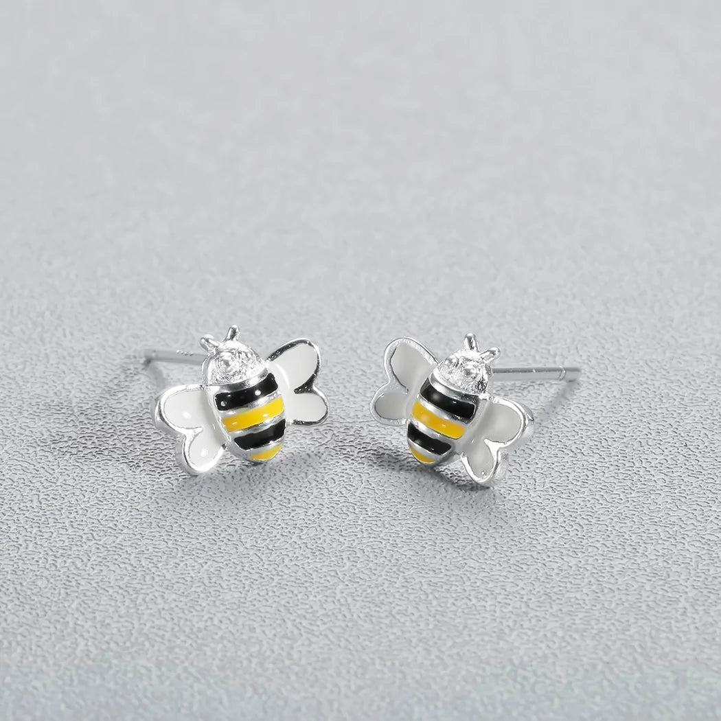 Art Deco Bee Earrings WEM Support (www.WEM.support)