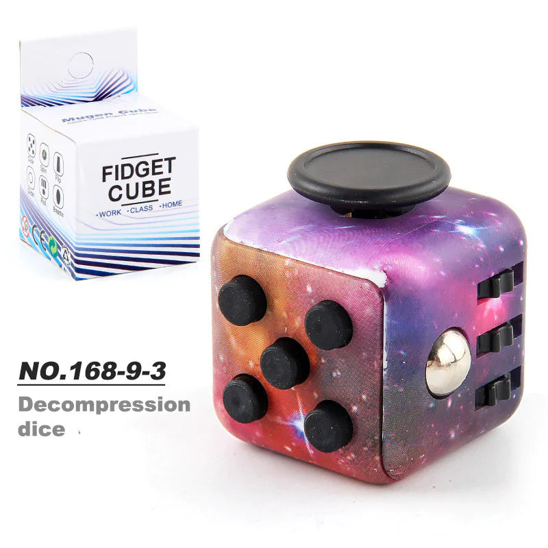 Cubo de Decompressão Fidget de 6 Lados