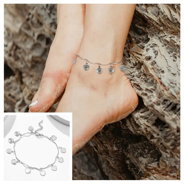 Adjustable Snake Chain Anklet for Women Girls WEM Support (www.WEM.support)