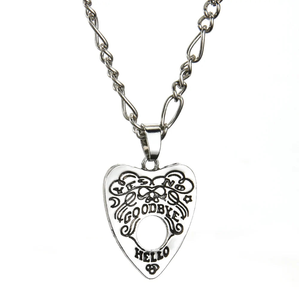 Ouija Pendant Chain Necklace WEM Support (www.WEM.support)