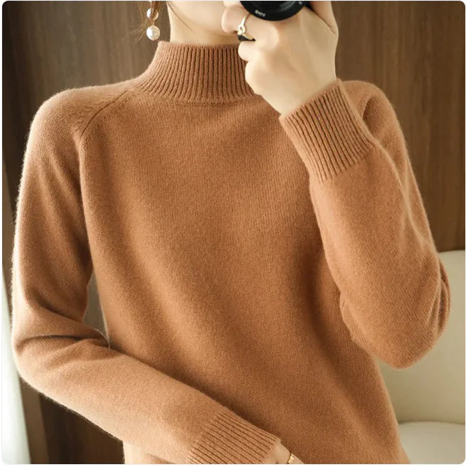 Stand Collar Pullover Sweater WEM Support (www.WEM.support)