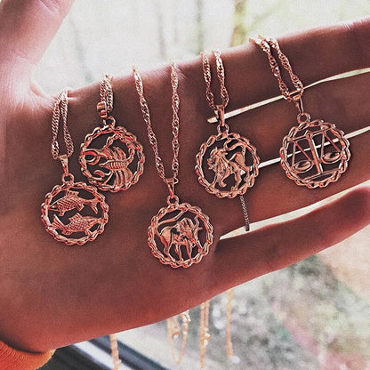 Fortune Zodiac Necklace WEM Support (www.WEM.support)