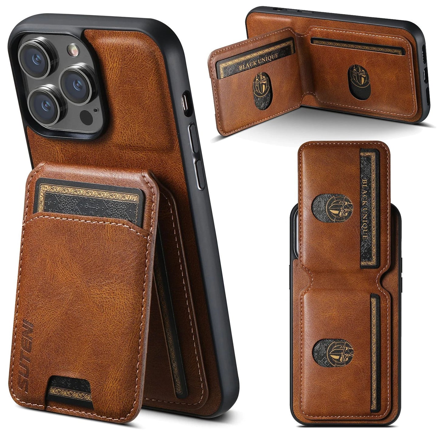 CardGuard Leather Phone Case WEM Support (www.WEM.support)