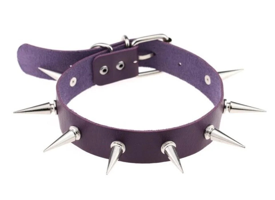 Spike Choker Necklace WEM Support (www.WEM.support)