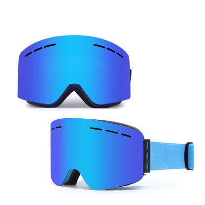 Anti-Fog Ski Goggles with Magnetic Lens WEM Support (www.WEM.support)