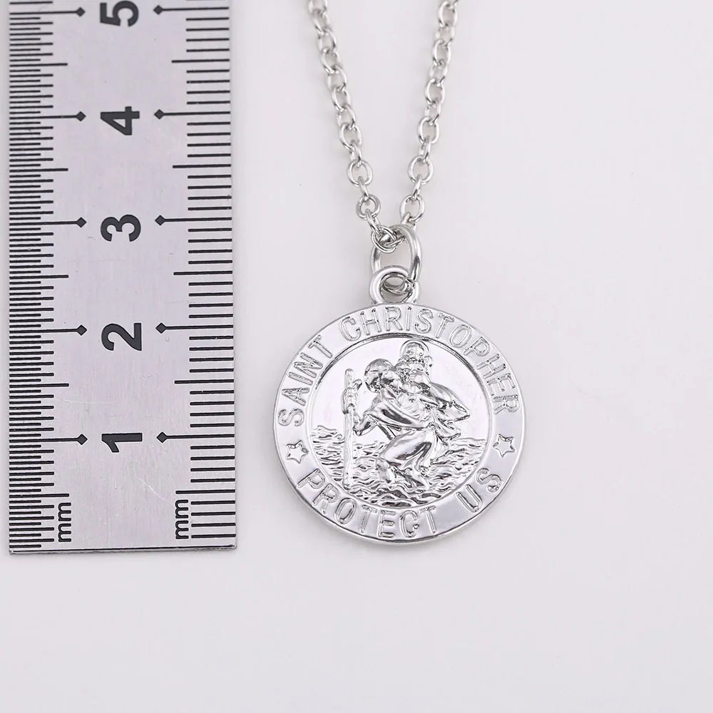 Saint Christopher Necklace WEM Support (www.WEM.support)