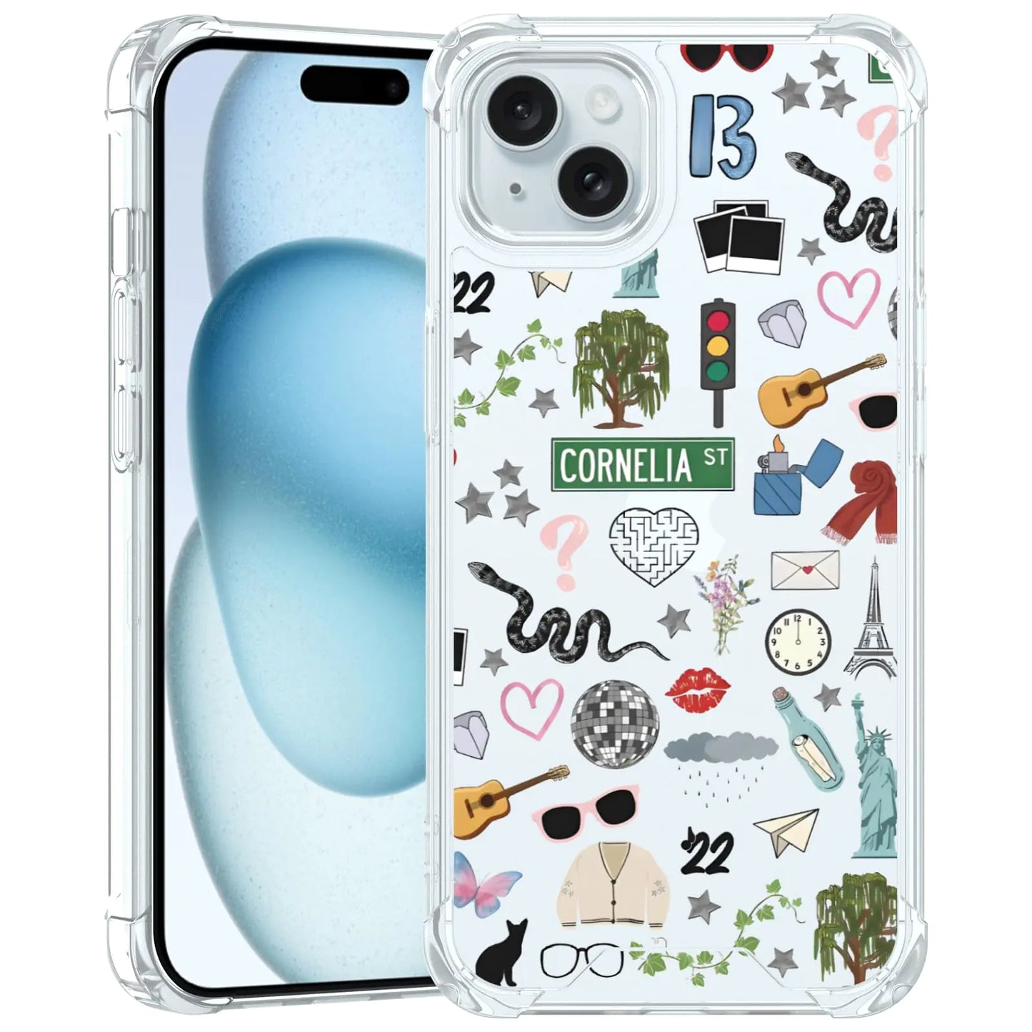 Taylorism Musician Phone Case Compatible with iPhone 12 Pro Max,Cool Queen Aesthetic Collage Phone Case for Women Girls Clear TPU Shockproof Cover Cases