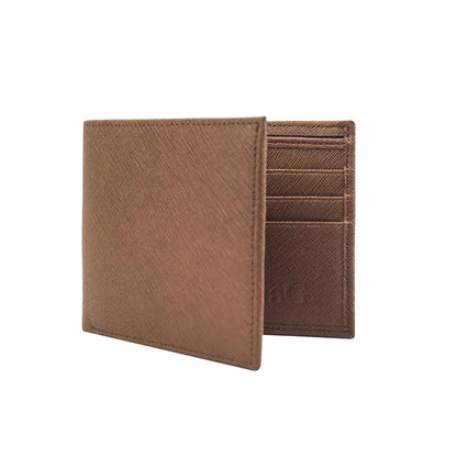 Men's Leather Wallet - Chocolate WEM Support (www.WEM.support)
