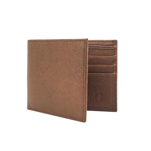 Men's Leather Wallet - Chocolate WEM Support (www.WEM.support)