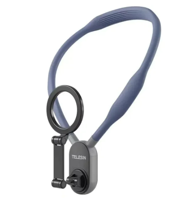Silicone Phone Magnetic Neck Mount Quick Release Hold For Phone Magsafe Magnetic Suction Cell Phone Neck Hanging Bracket WEM Support (www.WEM.support)