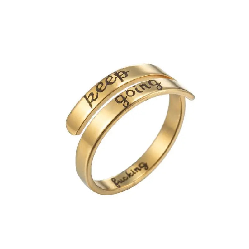 Engraved Adjustable Ring WEM Support (www.WEM.support)