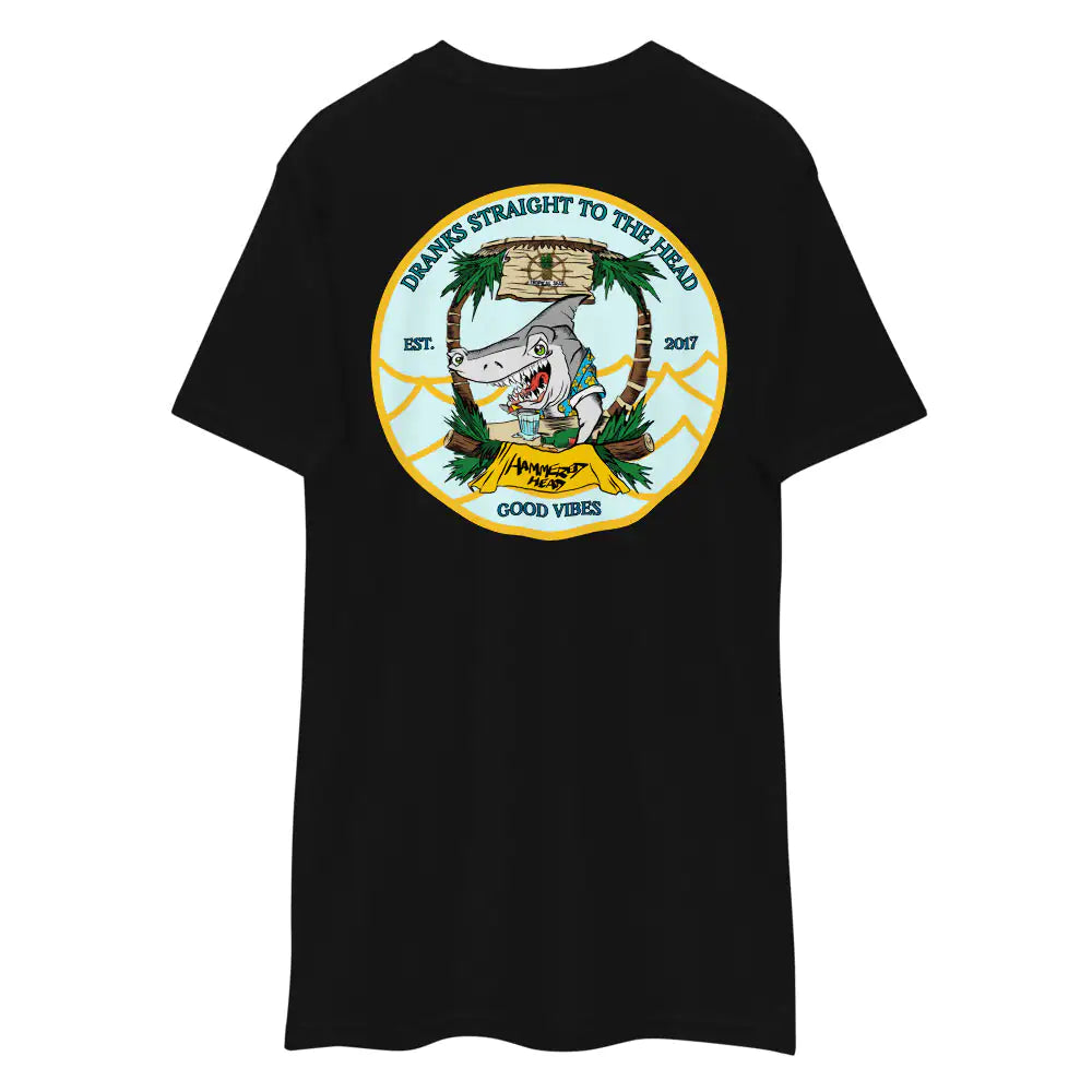 Men's Tropical Hammered Head Shark t-shirt WEM Support (www.WEM.support)
