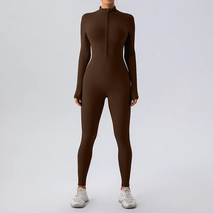 Fleece-Lined Yoga Jumpsuit WEM Support (www.WEM.support)