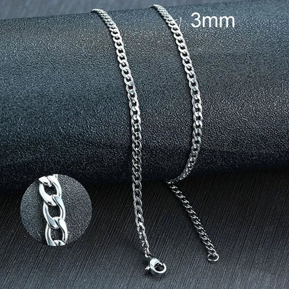 Stainless Steel Basic Thin Chain WEM Support (www.WEM.support)