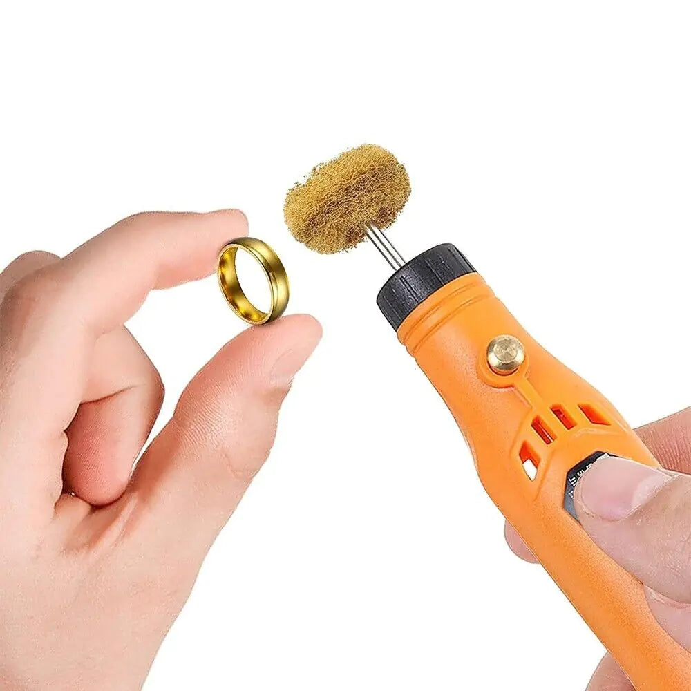 50 Metal Polishing Buffing Wheel Burr Kit Rotary Tool Accessories Set For Dremel WEM Support (www.WEM.support)