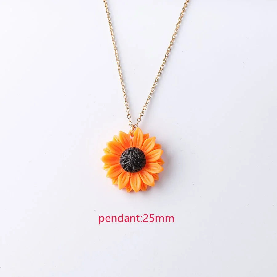 Sunflowers Necklace WEM Support (www.WEM.support)