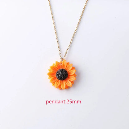 Sunflowers Necklace WEM Support (www.WEM.support)