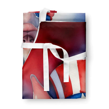 American Hairless Terrier Patriotic American Apron WEM Support (www.WEM.support)