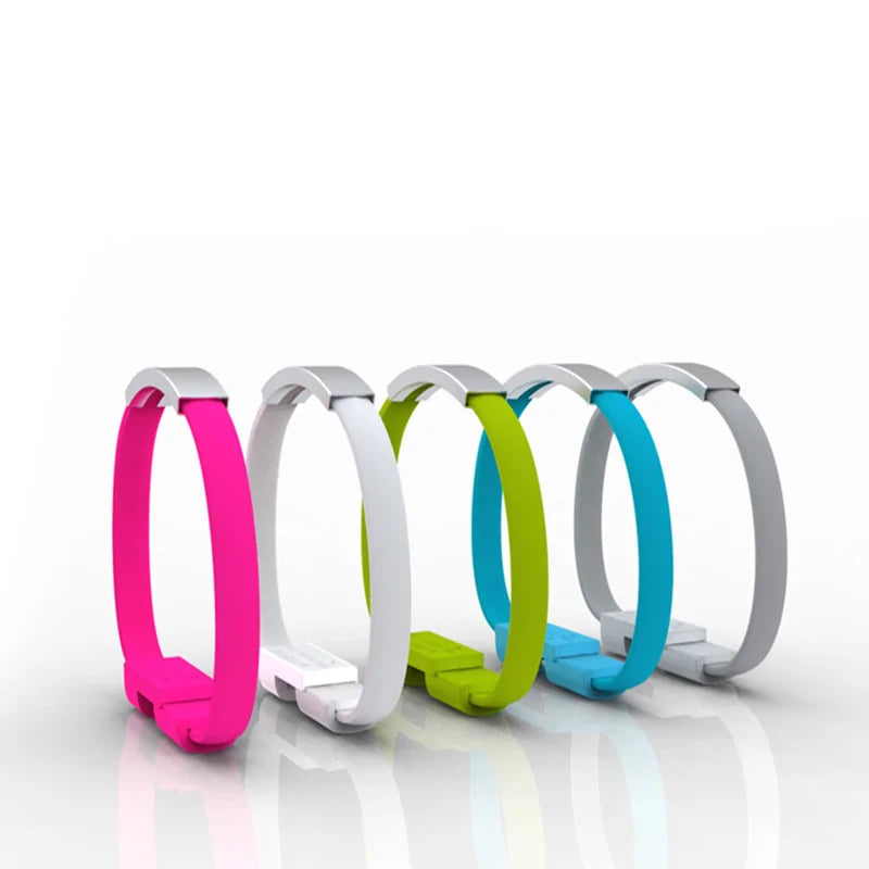 Outdoor Colorful Mini Micro USB Bracelet Charger WEM Support (www.WEM.support)