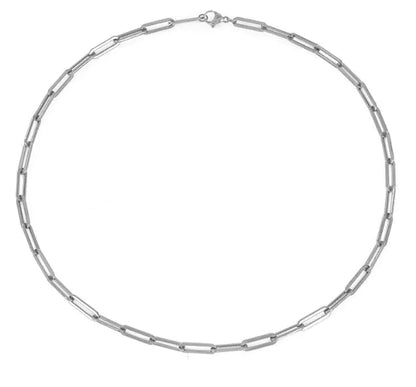 Paperclip Stainless Steel Necklace HejK.com