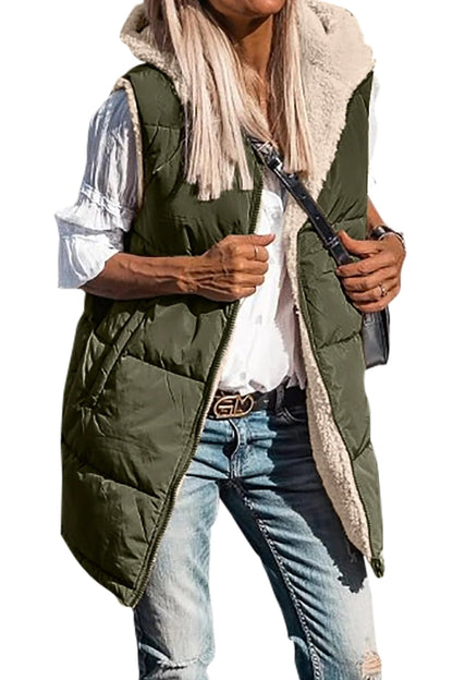 Double-Sided Hooded Cotton Jacket Vest WEM Support (www.WEM.support)