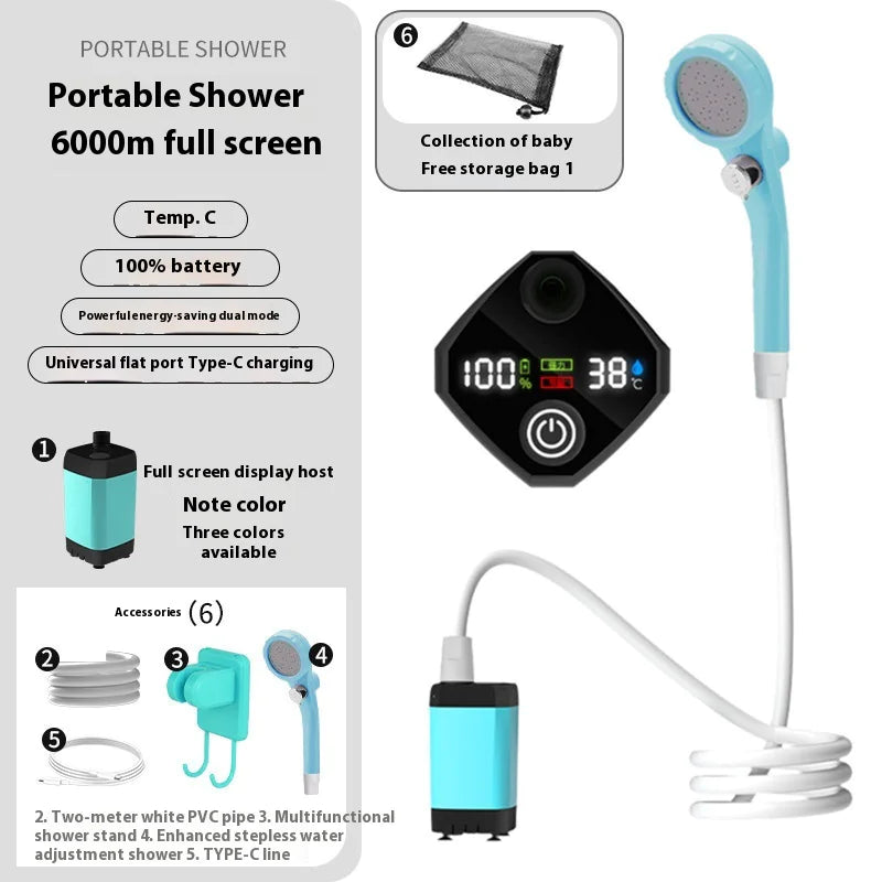 Portable Outdoor Shower WEM Support (www.WEM.support)