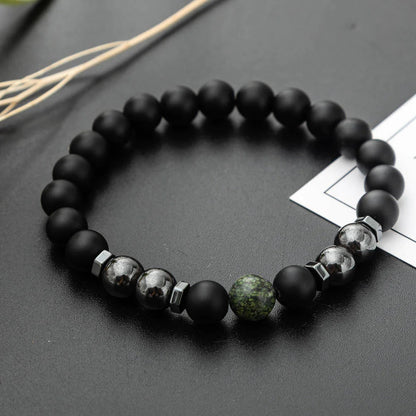 Frosted Stone Magnet Bracelet WEM Support (www.WEM.support)