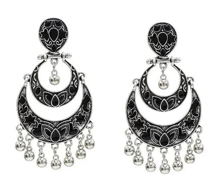 Egypt Vintage Silver Alloy Earrings for Women WEM Support (www.WEM.support)