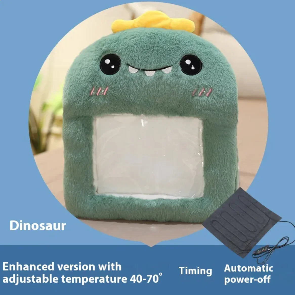 Electric Rabbit Fur Foot Warmer WEM Support (www.WEM.support)