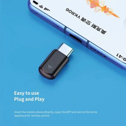 Type-C Micro USB Infrared Transmitter WEM Support (www.WEM.support)