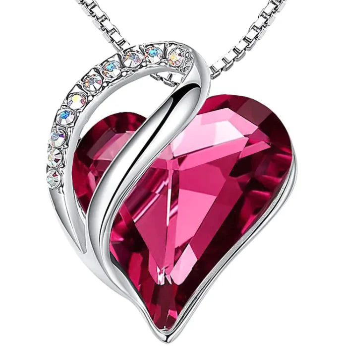 Sterling Silver Heart Charm WEM Support (www.WEM.support)