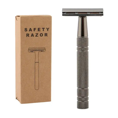 Aluminum Double Edge Safety Razor Classic Shaving Tool WEM Support (www.WEM.support)