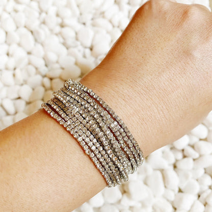 Strands Of Shine Stretch Bracelet Set WEM Support (www.WEM.support)