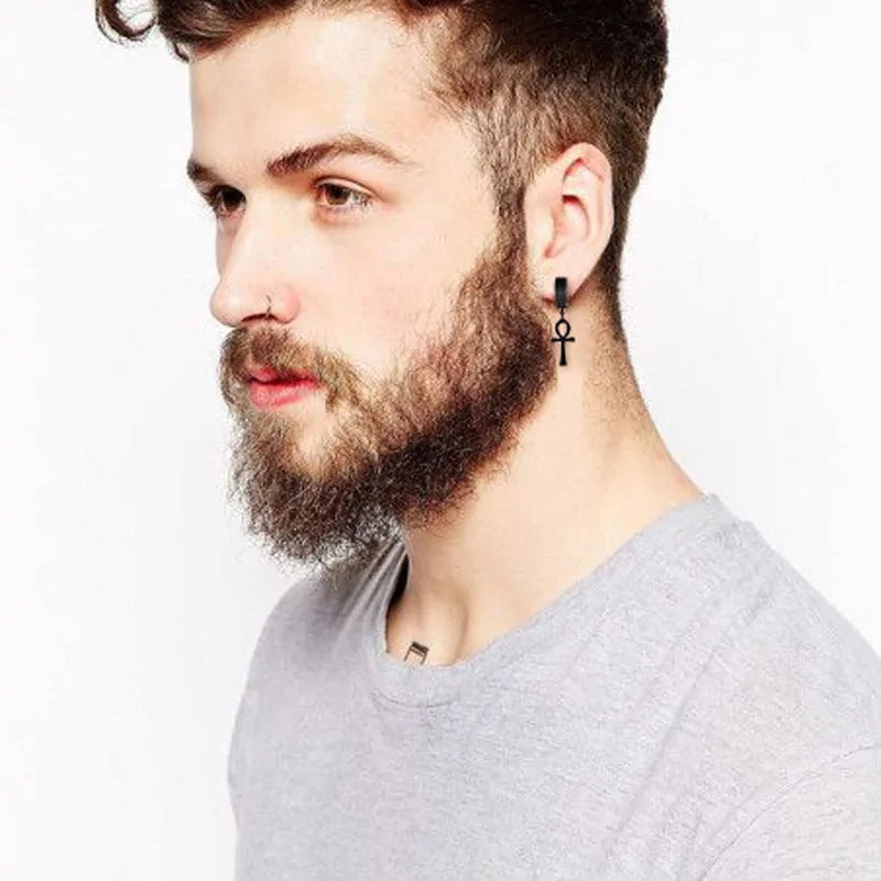 Stainless Steel Egyptian Queen Ankara Earing WEM Support (www.WEM.support)