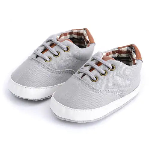 Solid color casual lace soft bottom baby canvas shoes baby shoes toddler shoes WEM Support (www.WEM.support)