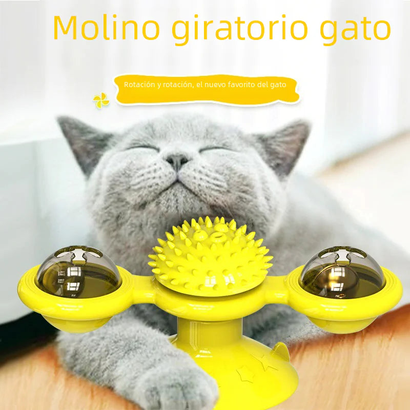 Brinquedo Catavento Rotativo para Gatos
