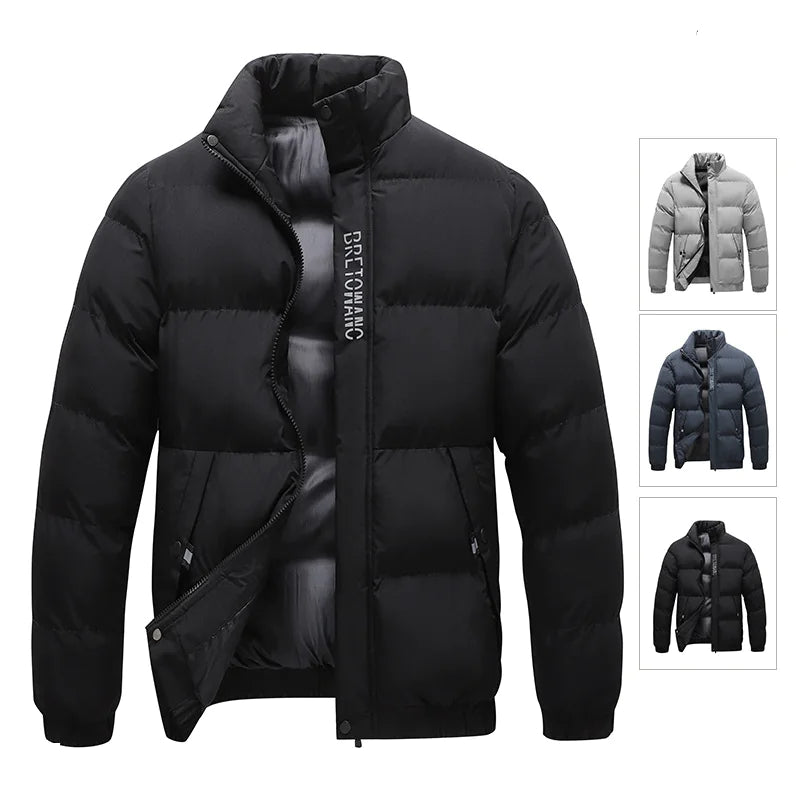 Men's Winter Puffer Jacket WEM Support (www.WEM.support)