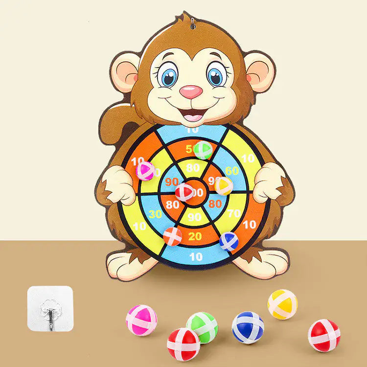 Spot Wholesale Children's Sticky Ball Dart Board Cartoon Fun Dart Board Plus Velvet A Variety Of Creative Cartoon WEM Support (www.WEM.support)