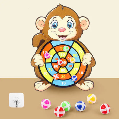 Spot Wholesale Children's Sticky Ball Dart Board Cartoon Fun Dart Board Plus Velvet A Variety Of Creative Cartoon WEM Support (www.WEM.support)