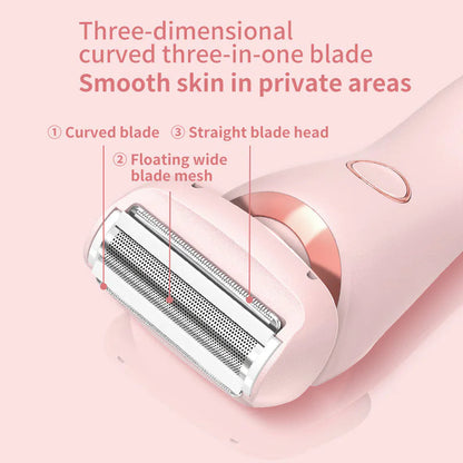 2 In 1 Hair Removal USB Rechargeable Trimmer WEM Support (www.WEM.support)