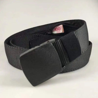 Nylon Zipper Travel Money Belt WEM Support (www.WEM.support)