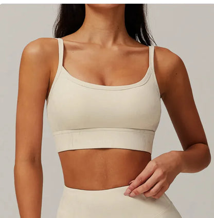 Bronzing Sports Back Support Bra