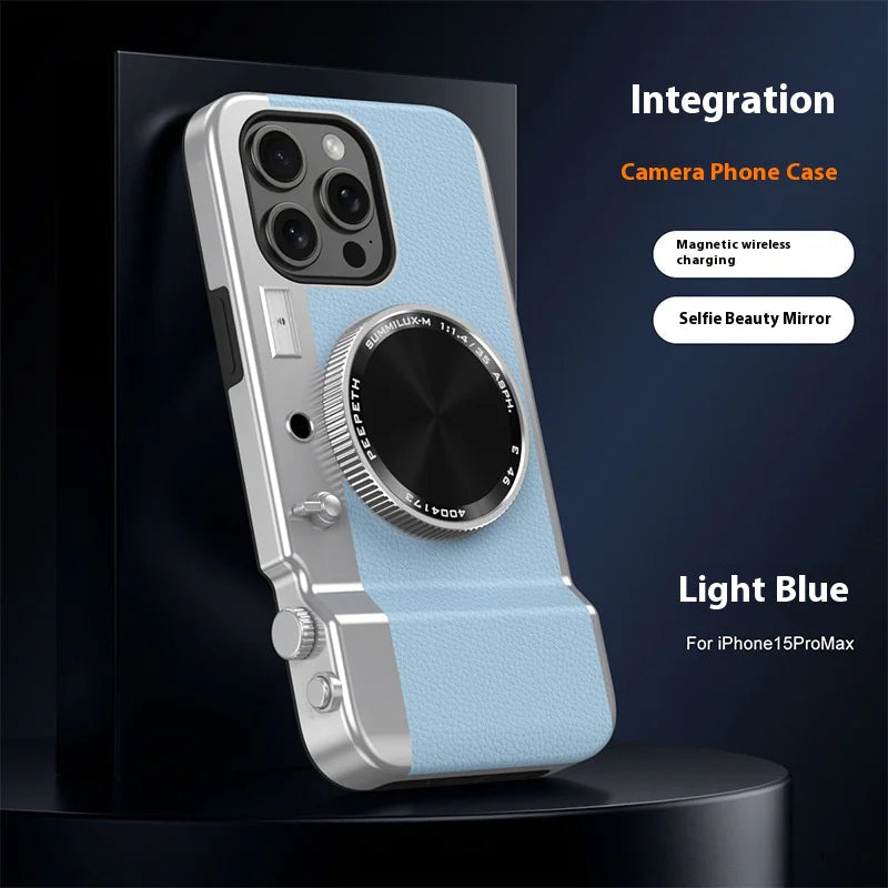 Bluetooth Camera Magnetic Mirror Phone Case WEM Support (www.WEM.support)