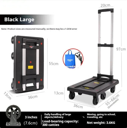 Fold Portable Hand Trolley WEM Support (www.WEM.support)