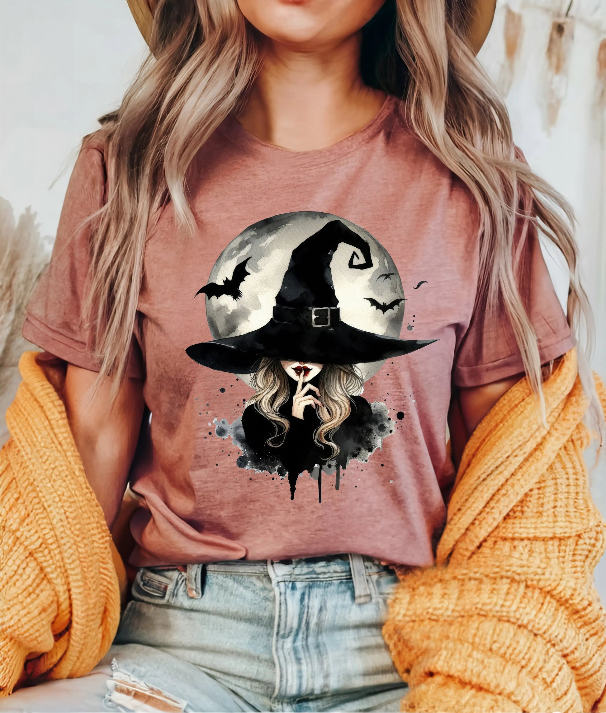 Witch Shirt, Halloween Witch Shirt WEM Support (www.WEM.support)